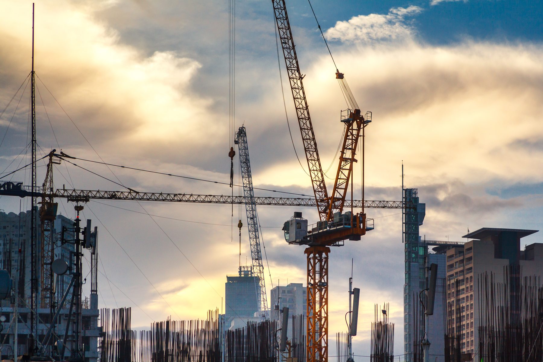 Civil construction site works underway on a CMT Engineers project